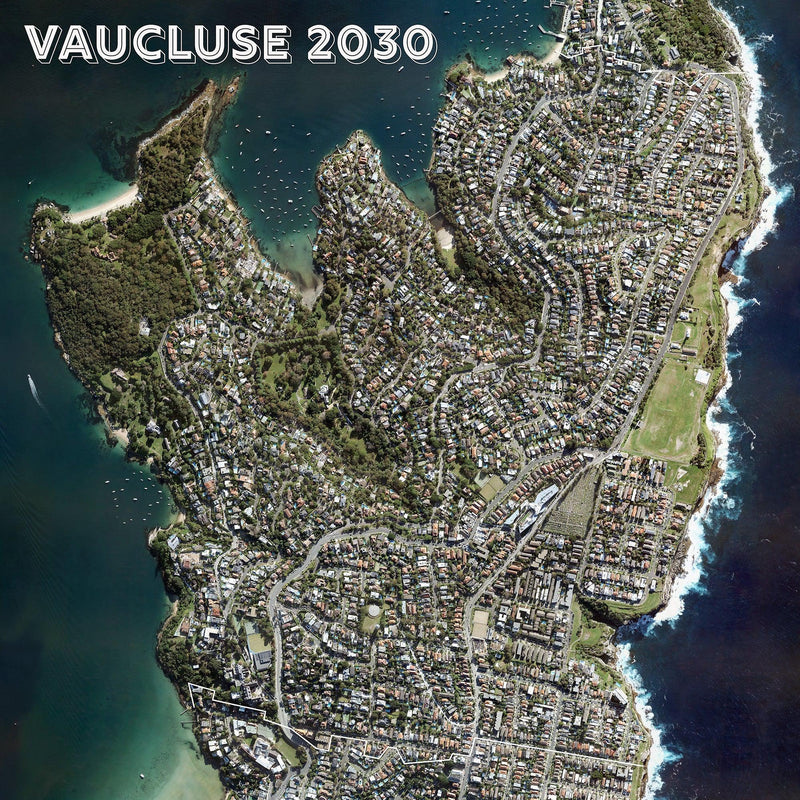 Vaucluse 2030 (Square) Jigsaw Puzzle by Artist Craig Holloway and Manufactured by QPuzzles in Queensland