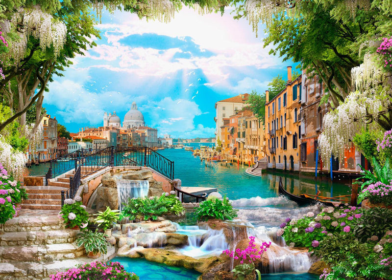 Venice Vista (Landscape) Jigsaw Puzzle by Artist QPuzzles and Manufactured by QPuzzles in Queensland