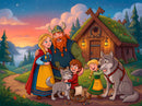 Viking Family (Landscape)