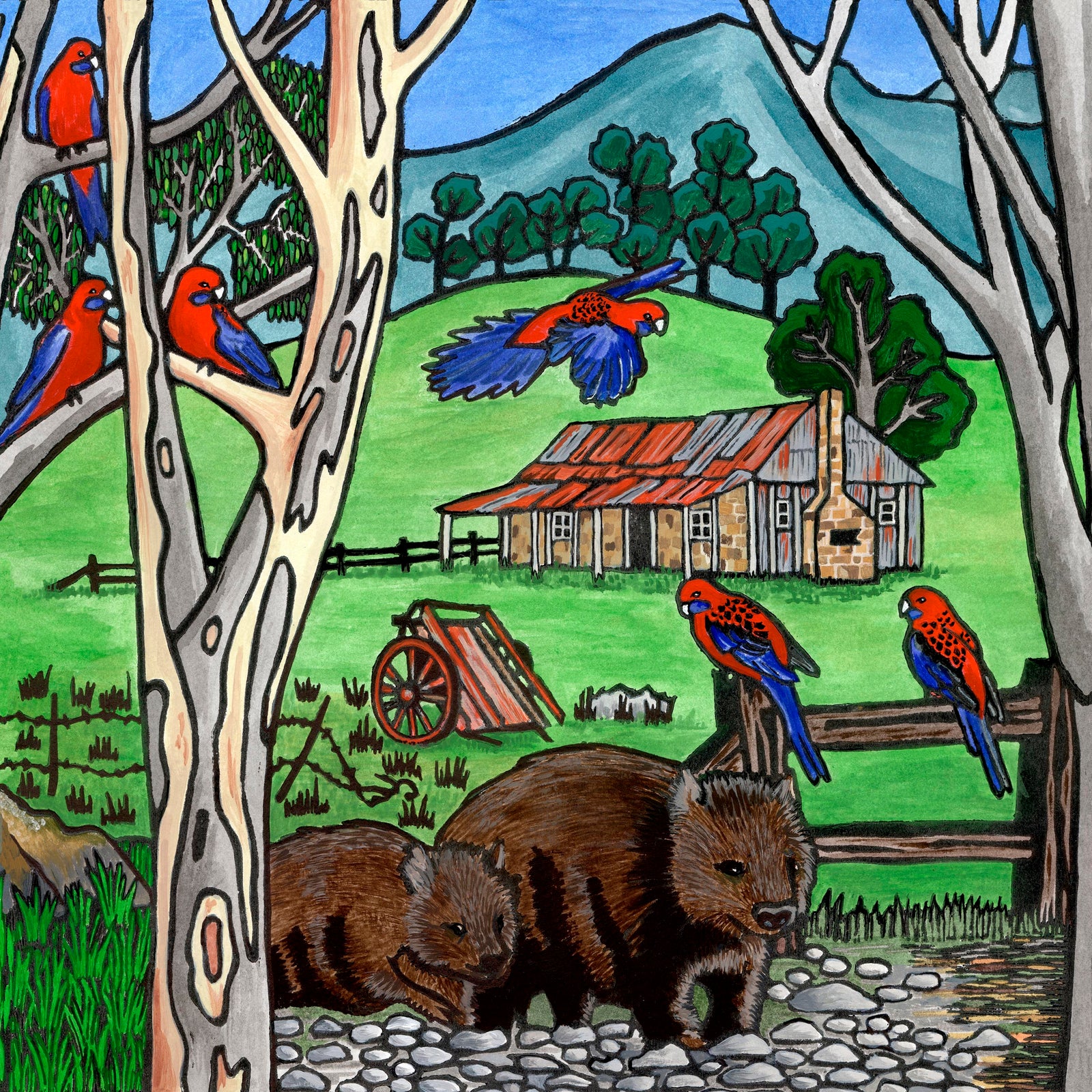 Wombats (Square) - Puzzles Qld Pty Ltd