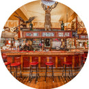 Woods Point Pub (Round) Jigsaw Puzzle by Artist Jaime Dormer and Manufactured by QPuzzles in Queensland