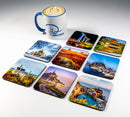 World's Iconic Photo Collage - Coaster Collection